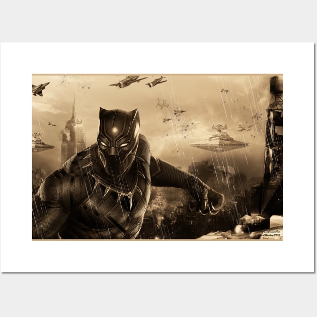 Black Panther Wars Wall Art by EvoComicsInc